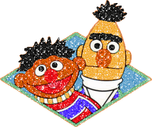Cartoons Glitter plaatjes Glitter Plaatje Bert En Ernie