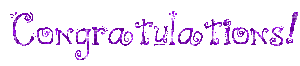 Glitter plaatjes Congratulations 