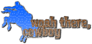Cowboy Glitter plaatjes 