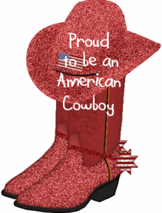 Cowboy Glitter plaatjes 