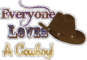 Cowboy Glitter plaatjes 