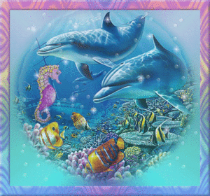 Dolfijnen Glitter plaatjes 