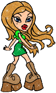 Glitter plaatjes Dollz bratz candy 