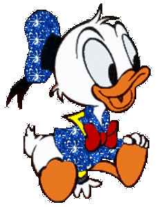 Donald duck Glitter plaatjes 