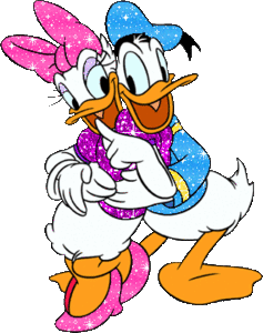 Donald duck Glitter plaatjes 