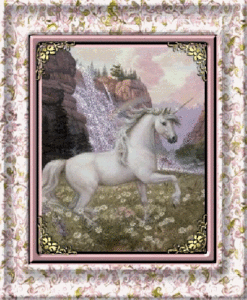Eenhoorn Glitter plaatjes 