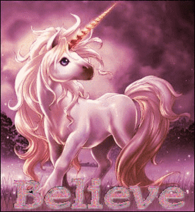 Eenhoorn Glitter plaatjes 