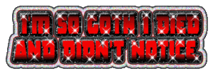 Gothic Glitter plaatjes 