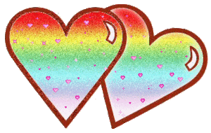 Hartjes Glitter plaatjes 