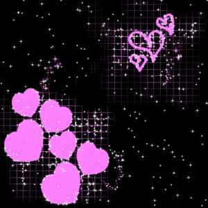 Hartjes Glitter plaatjes 