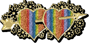 Hartjes Glitter plaatjes 