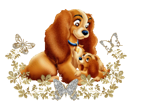 Honden Glitter plaatjes 