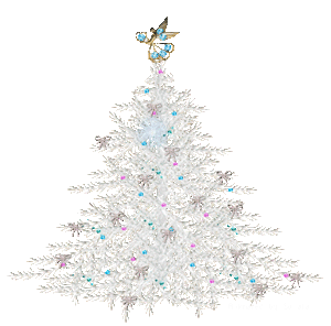 Kerst bomen Glitter plaatjes 