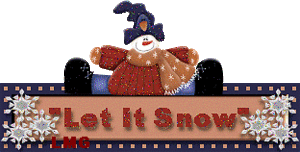 Kerst Glitter plaatjes Sneeuwpop Let It Snow