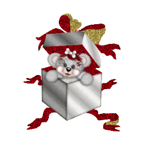 Glitter plaatjes Knuffelberen 