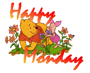Glitter plaatjes Monday 