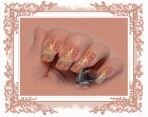 Glitter plaatjes Nagels 