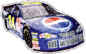 Glitter plaatjes Race-auto Pepsi Cola Race Wagen