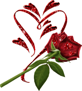 Rozen Glitter plaatjes 
