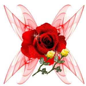 Rozen Glitter plaatjes 
