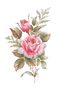 Rozen Glitter plaatjes 