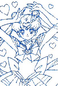 Sailor moon Glitter plaatjes 