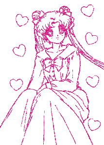 Sailor moon Glitter plaatjes 