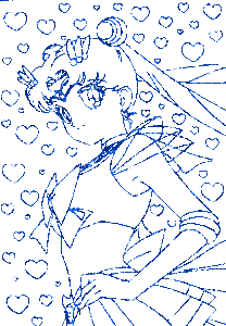 Sailor moon Glitter plaatjes 