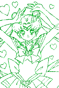 Sailor moon Glitter plaatjes 