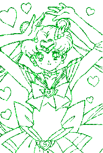 Sailor moon Glitter plaatjes 