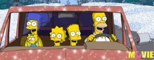 Simpsons Glitter plaatjes 