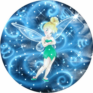 Tinkerbell Glitter plaatjes 