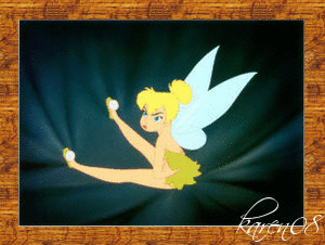 Tinkerbell Glitter plaatjes 