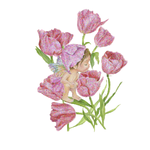 Tulpen Glitter plaatjes 
