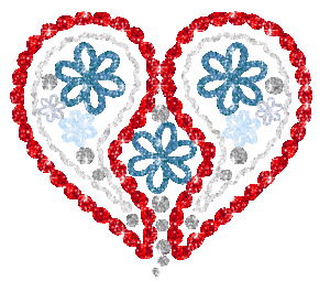 Valentijn Glitter plaatjes 