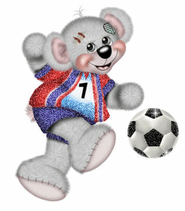 Voetbal Glitter plaatjes 