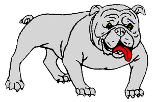 Honden plaatjes Bulldog 