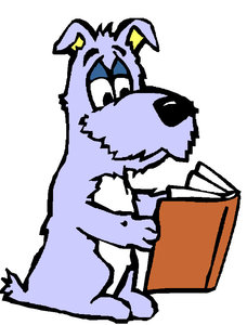 Honden plaatjes Honden krant brengen 