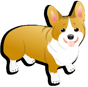 Honden plaatjes Welshcorgi 