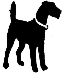 Honden plaatjes Zwart wit honden 