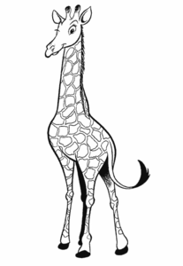 Dieren Kleurplaat. Dieren Kleurplaten Dieren kleurplaten Giraffe