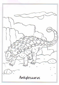 Dinosaurus Kleurplaat. Dinosaurus Kleurplaten Dieren kleurplaten 