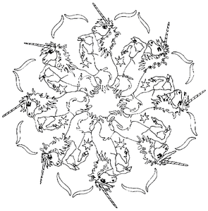 Mandala Kleurplaat. Kleurplaten Dieren kleurplaten Mandala 