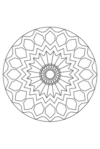 Mandala Kleurplaat. Kleurplaten Dieren kleurplaten Mandala 