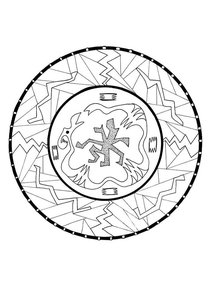 Mandala Kleurplaat. Kleurplaten Dieren kleurplaten Mandala 