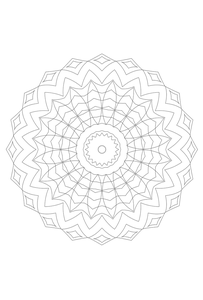 Mandala Kleurplaat. Kleurplaten Dieren kleurplaten Mandala 