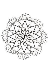 Mandala Kleurplaat. Kleurplaten Dieren kleurplaten Mandala 