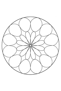 Mandala Kleurplaat. Kleurplaten Dieren kleurplaten Mandala 