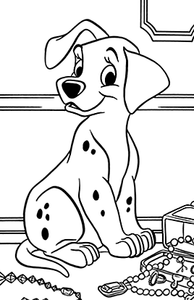 101 Dalmatiers Kleurplaat. 101 dalmatiers Kleurplaten Disney kleurplaten 