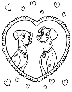 101 Dalmatiers Kleurplaat. 101 dalmatiers Kleurplaten Disney kleurplaten 